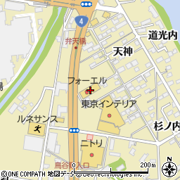 福島県福島市鳥谷野岩田36周辺の地図