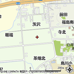 福島県福島市上鳥渡（寺西）周辺の地図