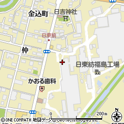 福島県福島市郷野目東1周辺の地図
