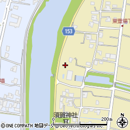 新潟県新潟市南区東萱場104-1周辺の地図
