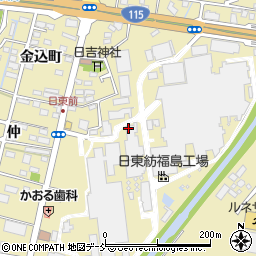 日東紡績労組福島支部周辺の地図
