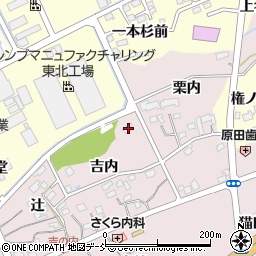 福島県福島市上名倉吉内35周辺の地図
