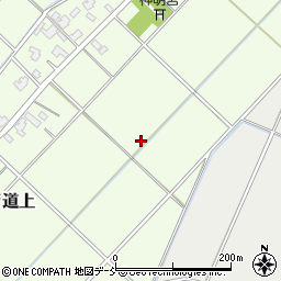 新潟県新潟市西蒲区道上周辺の地図