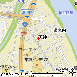 福島県福島市鳥谷野天神9-2周辺の地図