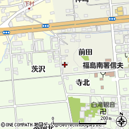 福島県福島市成川前田30周辺の地図