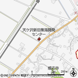 天ケ沢集落開発センター周辺の地図
