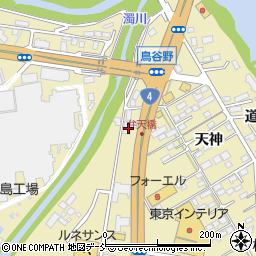 福島県福島市鳥谷野岩田50-5周辺の地図