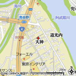 福島県福島市鳥谷野天神8周辺の地図