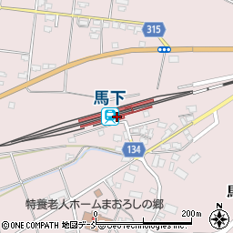 新潟県五泉市周辺の地図