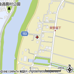 新潟県新潟市南区東萱場124周辺の地図