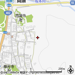 新潟県新潟市西蒲区間瀬周辺の地図