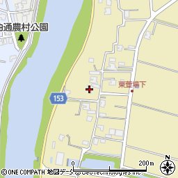 新潟県新潟市南区東萱場134周辺の地図