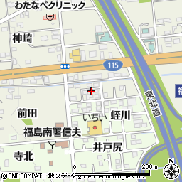 福島県福島市成川六反田33周辺の地図