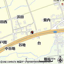 油屋商事株式会社　福島西インターＳＳ周辺の地図