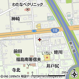 福島県福島市成川六反田33-7周辺の地図