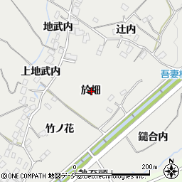 福島県福島市土船於畑周辺の地図