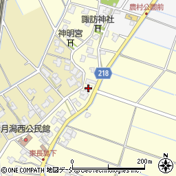 新潟県新潟市南区東長嶋105周辺の地図
