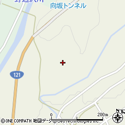 福島県喜多方市熱塩加納町熱塩谷地周辺の地図