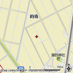 新潟県新潟市南区釣寄周辺の地図