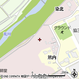福島県福島市上名倉染内周辺の地図