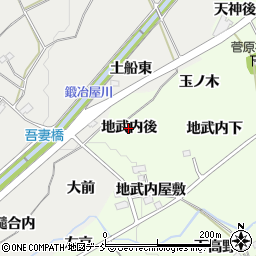 福島県福島市庄野（地武内後）周辺の地図