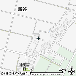 新潟県新潟市西蒲区新谷1145周辺の地図