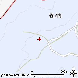 福島県伊達市霊山町上小国（谷沢）周辺の地図