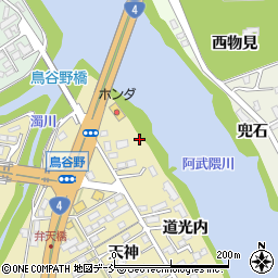 福島県福島市鳥谷野（下宿）周辺の地図
