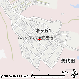 新潟県新潟市秋葉区松ヶ丘周辺の地図