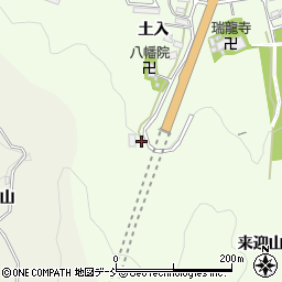 福島県福島市渡利来迎山周辺の地図