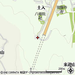 福島県福島市渡利（来迎山）周辺の地図