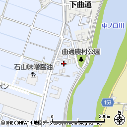 新潟県新潟市南区上曲通525周辺の地図