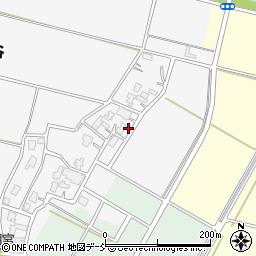 新潟県新潟市西蒲区新谷1110周辺の地図