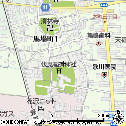 新潟県五泉市錦町周辺の地図