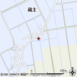 新潟県新潟市南区蔵主729周辺の地図