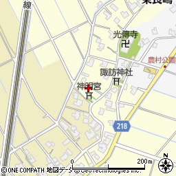 新潟県新潟市南区釣寄新79周辺の地図