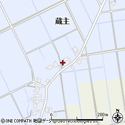 新潟県新潟市南区蔵主315-2周辺の地図