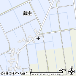 新潟県新潟市南区蔵主447周辺の地図