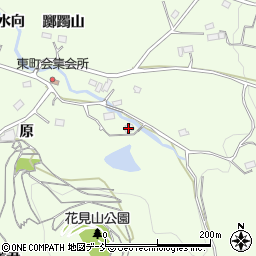 福島県福島市渡利滝ノ下周辺の地図