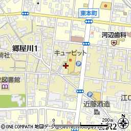新潟県五泉市郷屋川周辺の地図