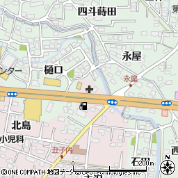すき家１１５号福島方木田店周辺の地図