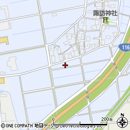 新潟県新潟市西蒲区潟頭729周辺の地図