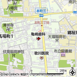 亀嶋歯科医院周辺の地図