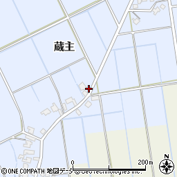 新潟県新潟市南区蔵主322周辺の地図