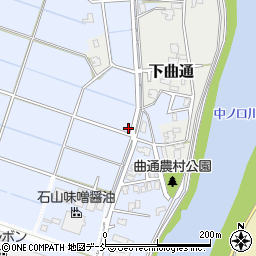 新潟県新潟市南区上曲通477周辺の地図