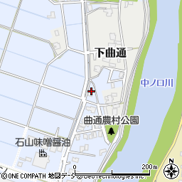 新潟県新潟市南区上曲通475周辺の地図