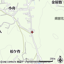福島県福島市渡利小舟原周辺の地図