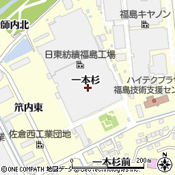 日東紡績株式会社　福島第二工場周辺の地図