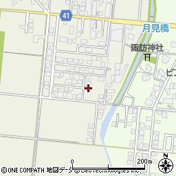 新潟県五泉市土深86周辺の地図
