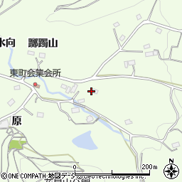 福島県福島市渡利南十六原周辺の地図